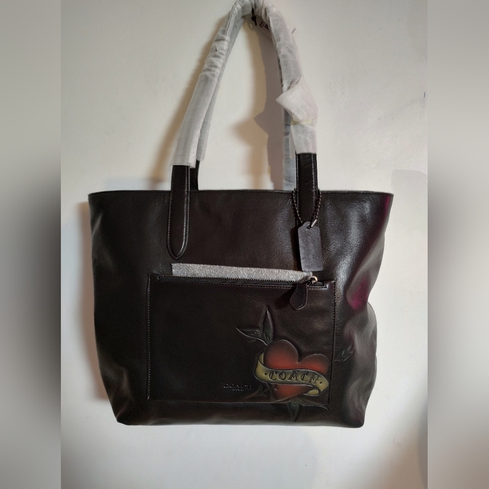 SOLD** Coach Metropolitan Soft Tote 25978 Black Leather NWT - Picture 10 of 12